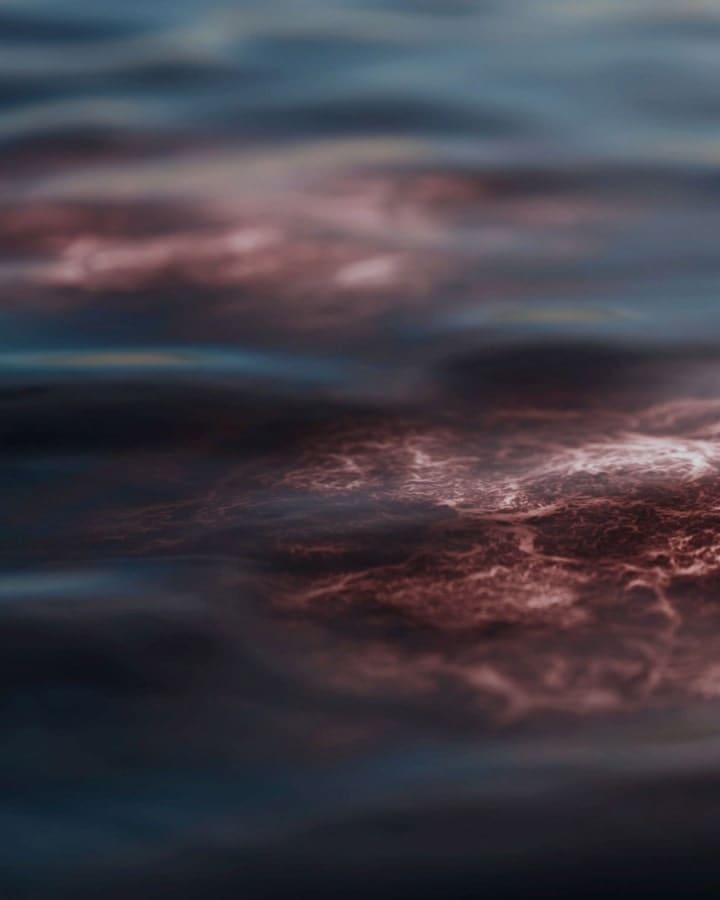 image of under water substance glowing in the dark to represent nerve endings and sensitivity.